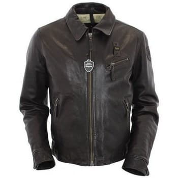 Blauer Kurtka Męska Skóra BLUL01284 Hnědá