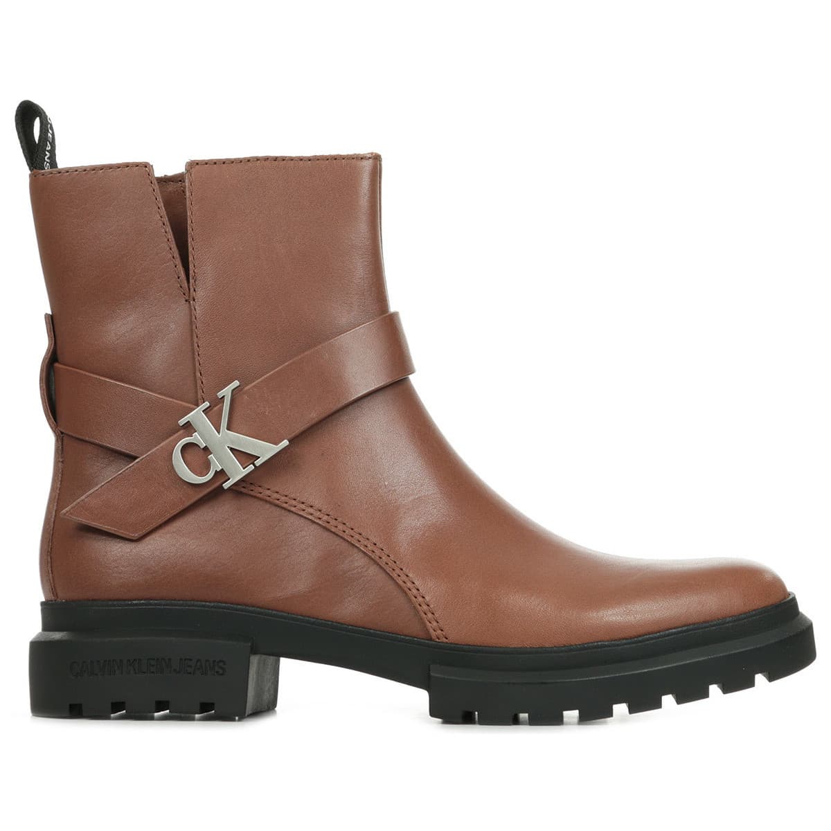 Calvin Klein Jeans Mid Boot Hnědá