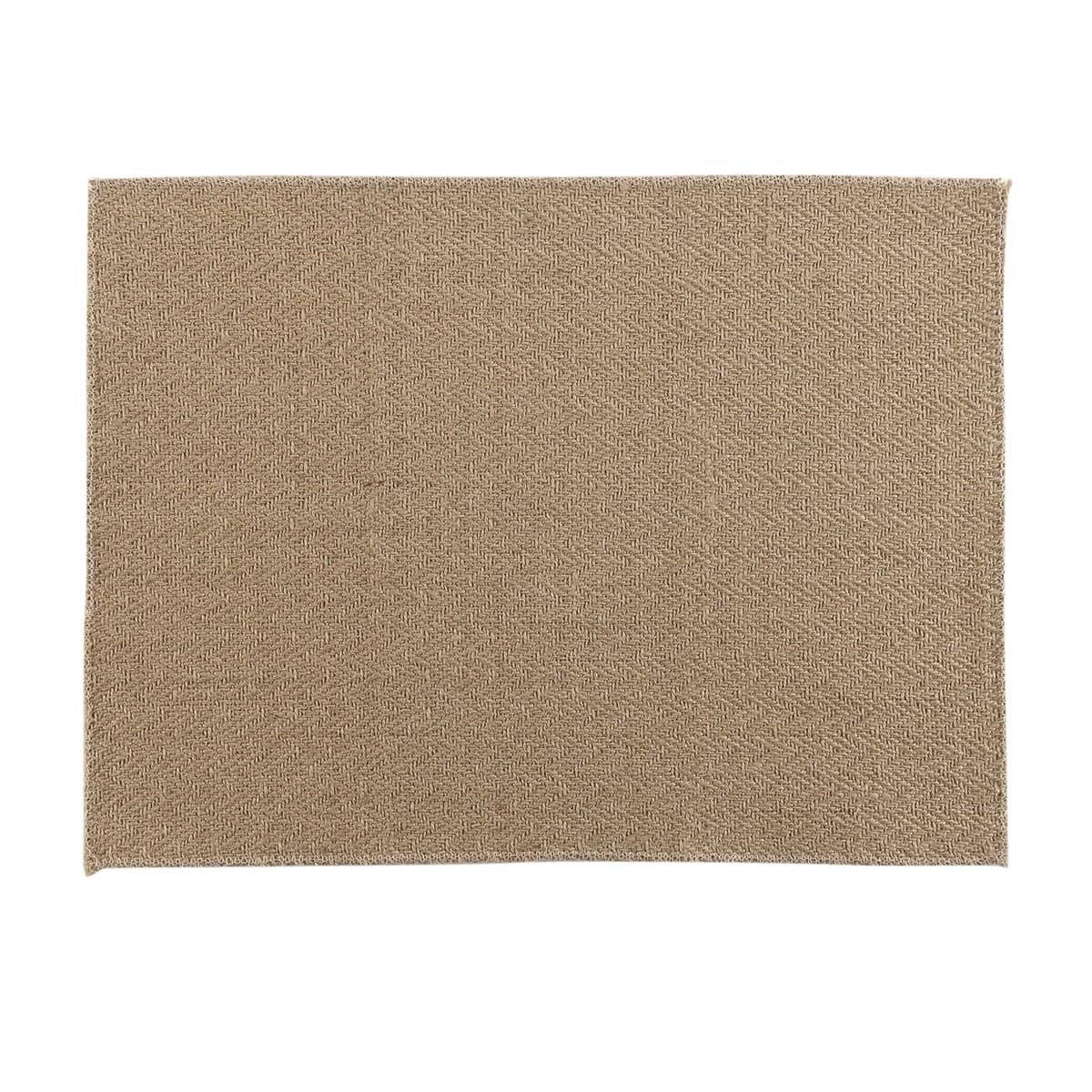 Douceur d intérieur 2 SETS DE TABLE 33 x 45 CM JUTE UNI MODALIE X2 Khaki