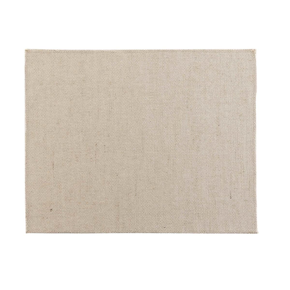 Douceur d intérieur 2 SETS DE TABLE 33 x 45 CM JUTE UNI+POLYCOTON UNI TESSI X2 Šedá