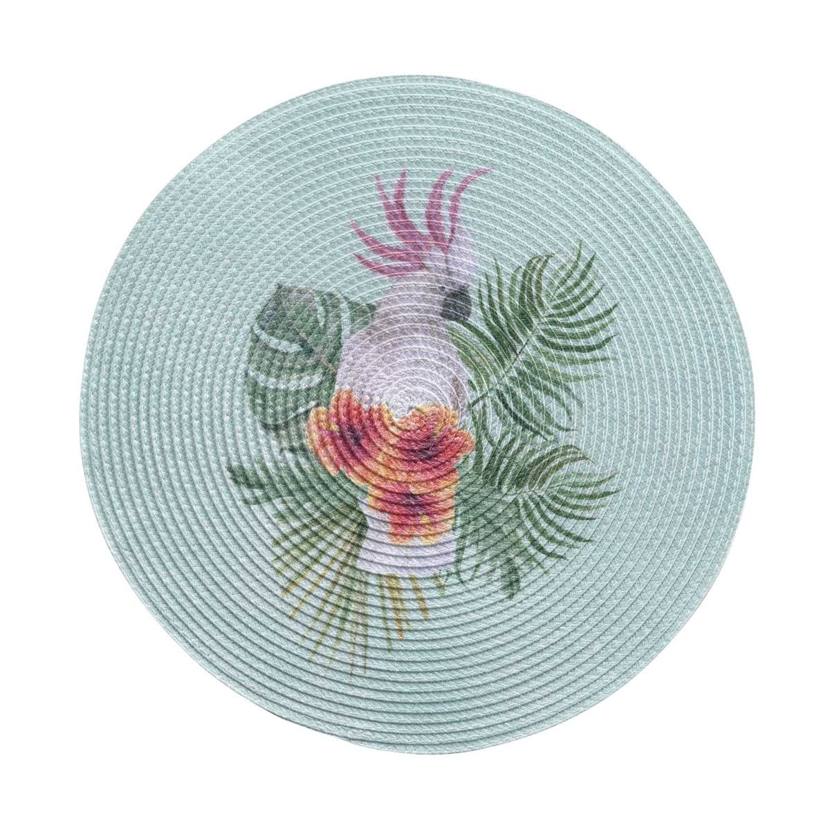 Douceur d intérieur SET DE TABLE (0) 35 CM POLYPROPYLENE IMPRIME ALBA X4 ruznobarevne