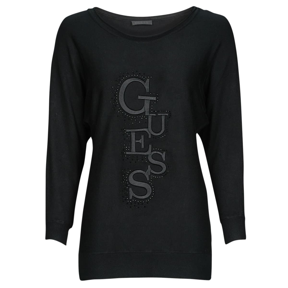 Guess AMELIE BAT SLEEVE Černá