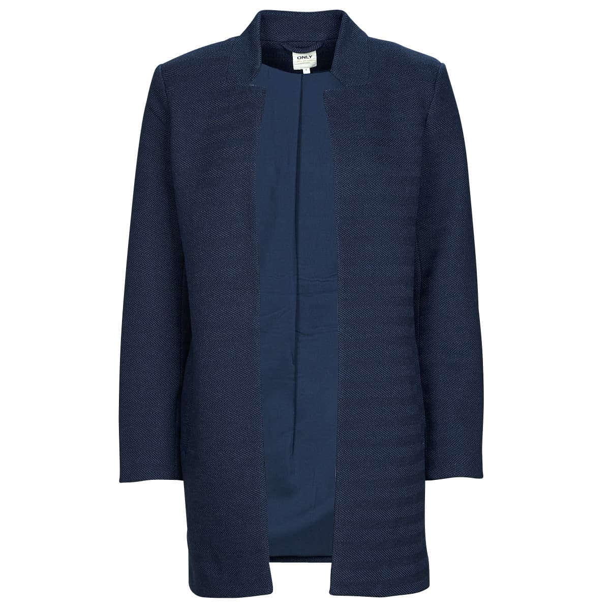 Only ONLSOHO-LINEA L/S COATIGAN CC PNT Tmavě modrá