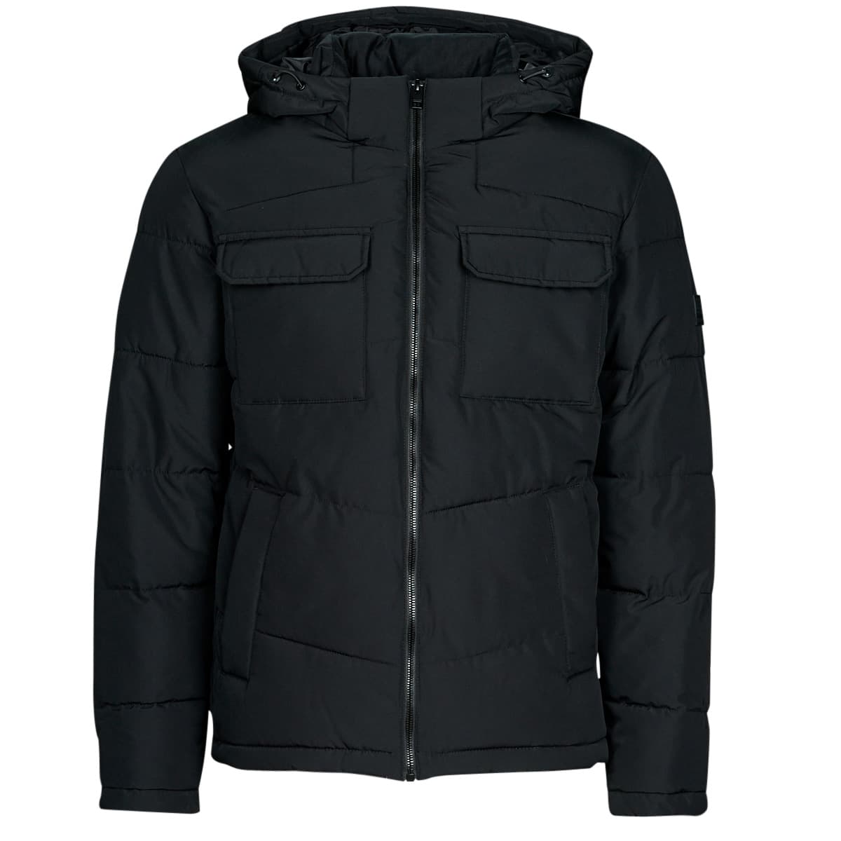 Jack & Jones JJBRADY PUFFER Černá