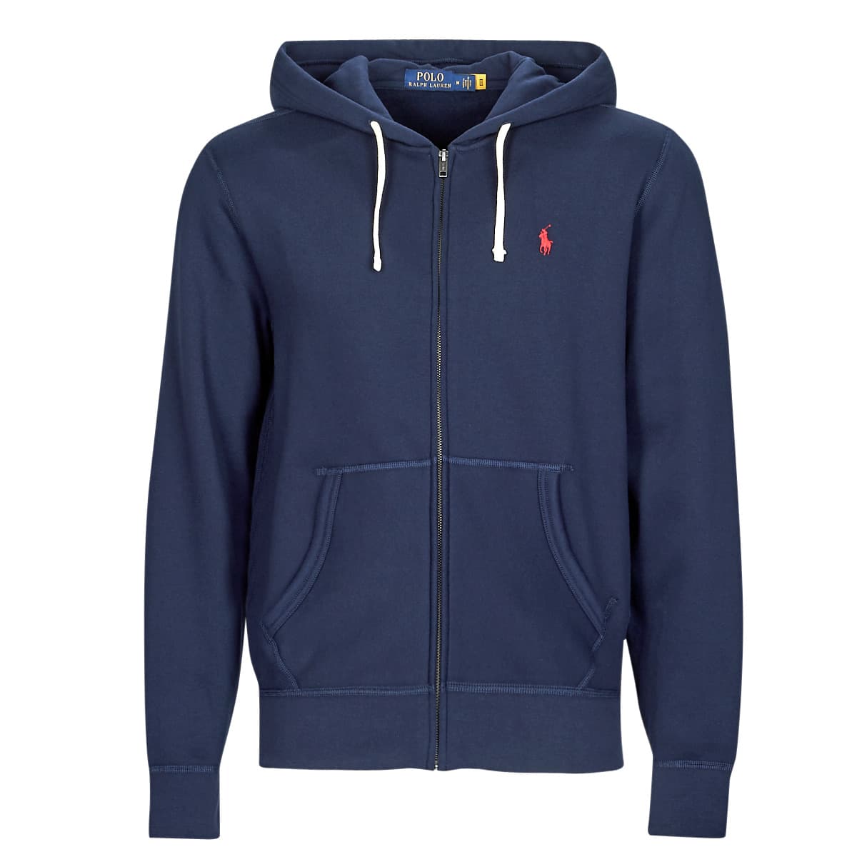 Polo Ralph Lauren SWEATSHIRT ZIPPE EN MOLLETON Tmavě modrá
