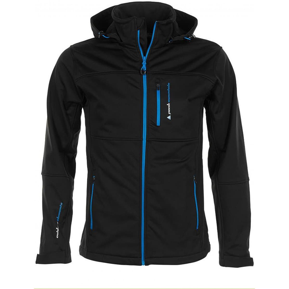 Peak Mountain Blouson softshell homme CANNE Černá