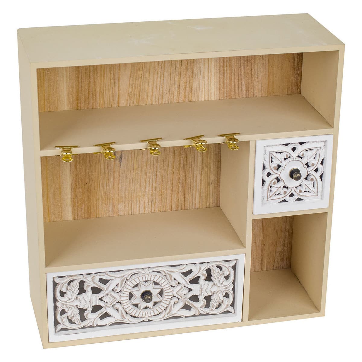 Signes Grimalt Keychain S Odděleními Hnědá