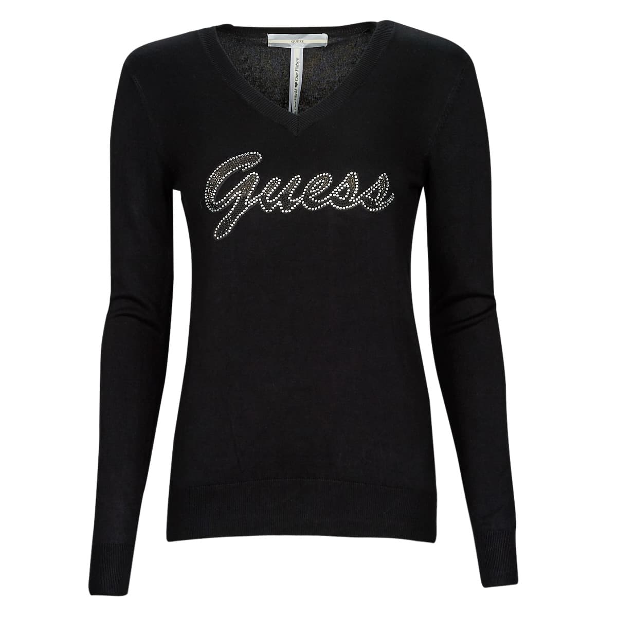 Guess PASCALE VN LS SWTR Černá