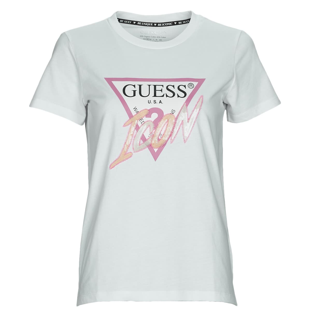Guess SS CN ICON TEE Bílá