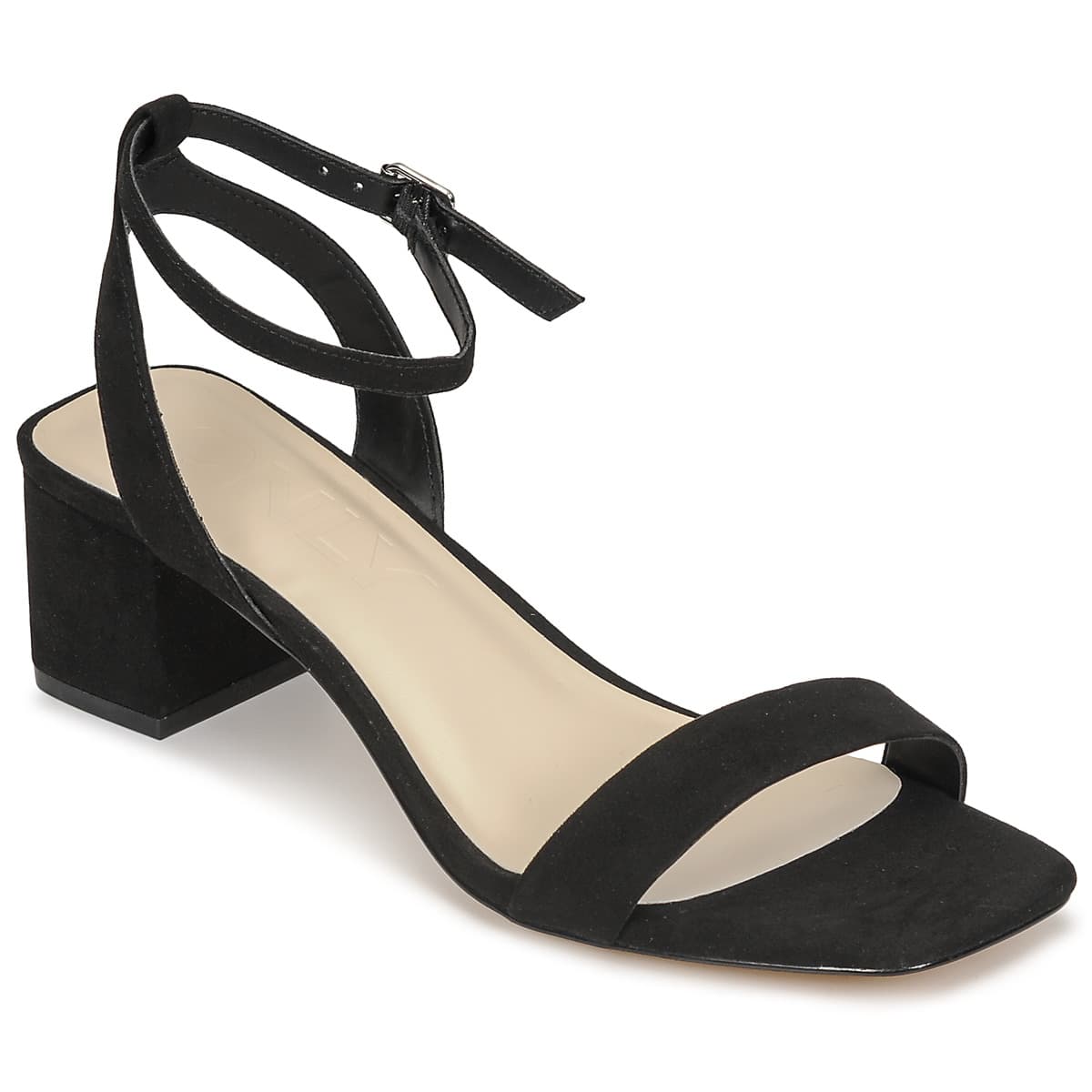 Only ONLHANNA- 1 LIFE PU HEELED SANDAL Černá