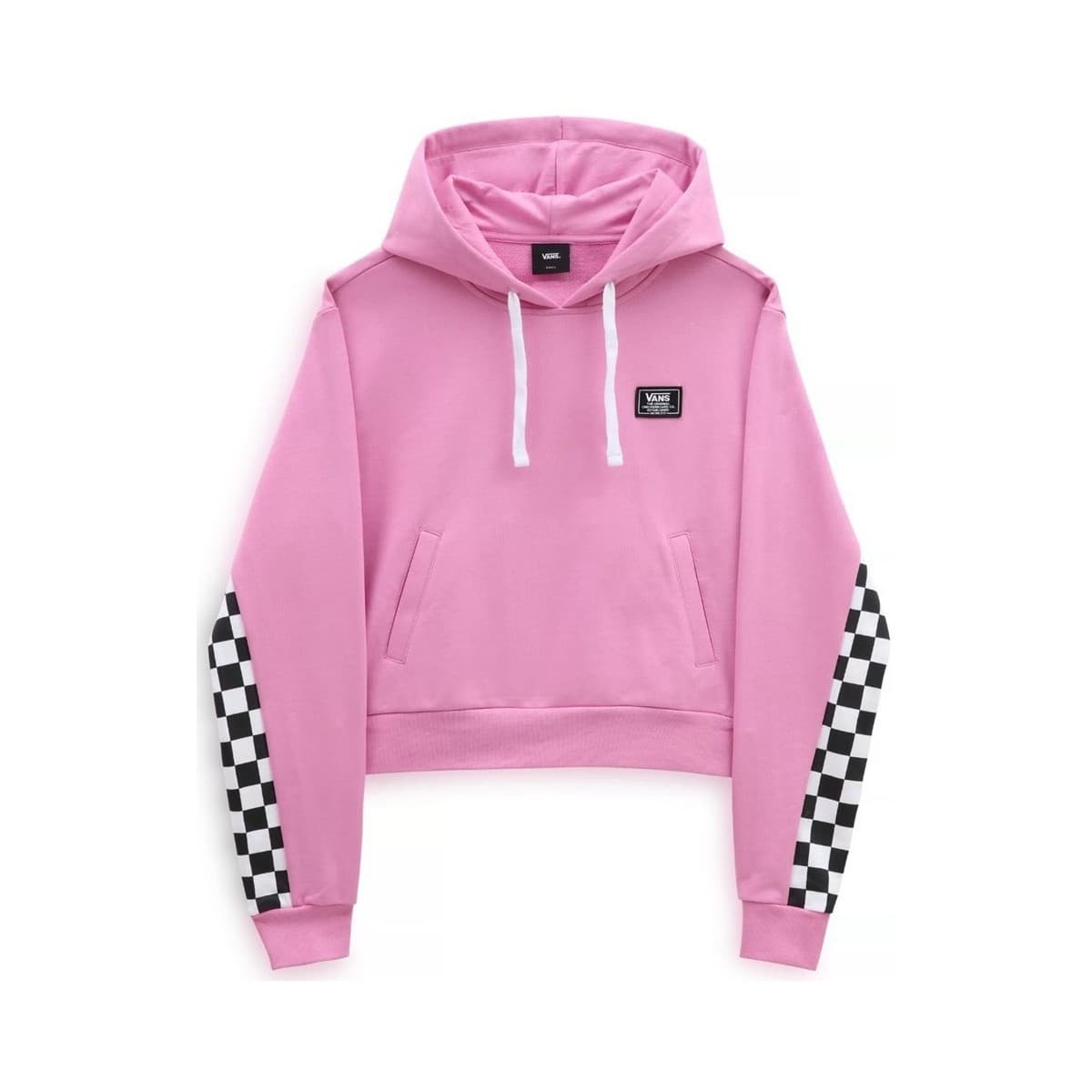 Vans Boom Boom Check Hoodie Růžová