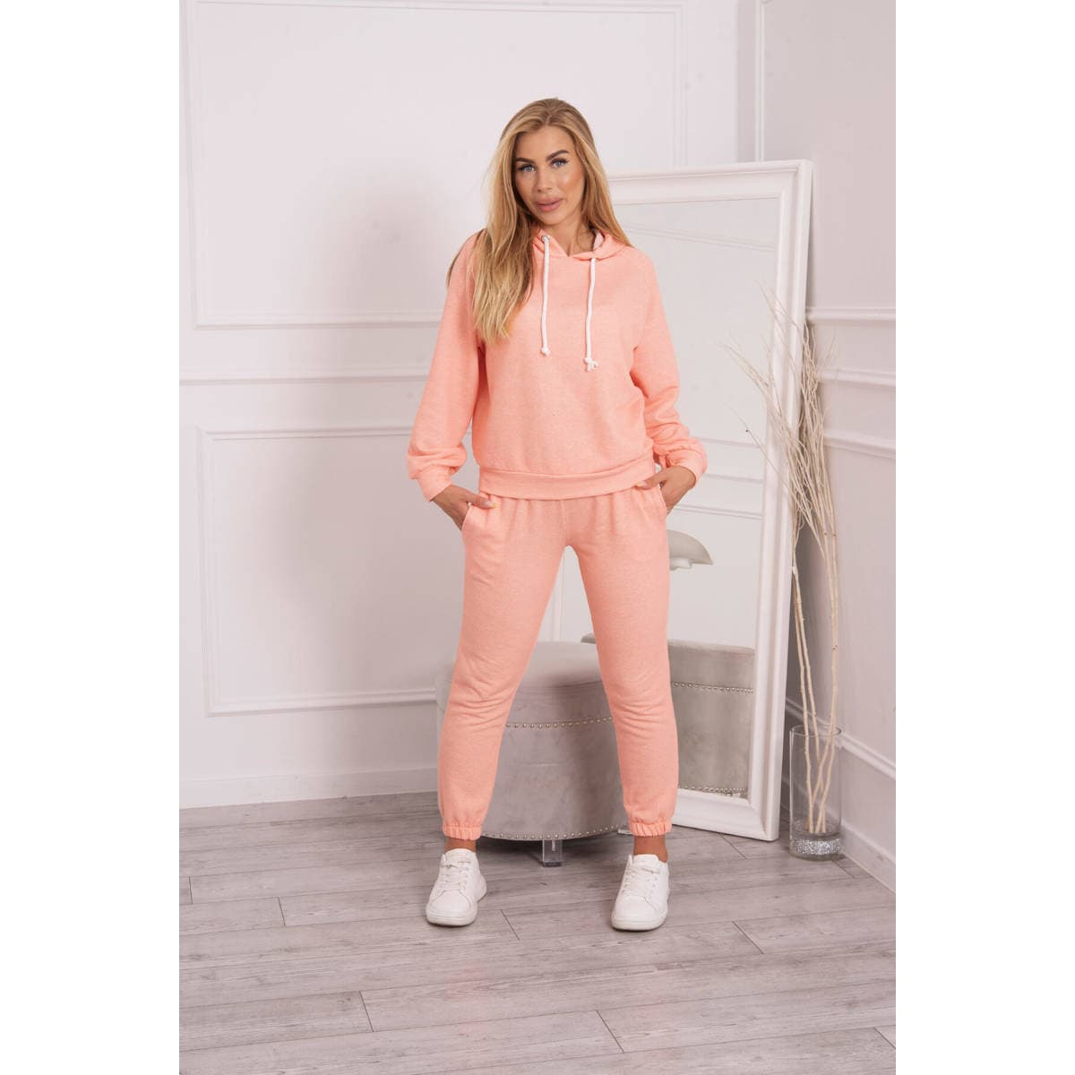 Kesi Dámská tepláková souprava Primer meruňková Růžová