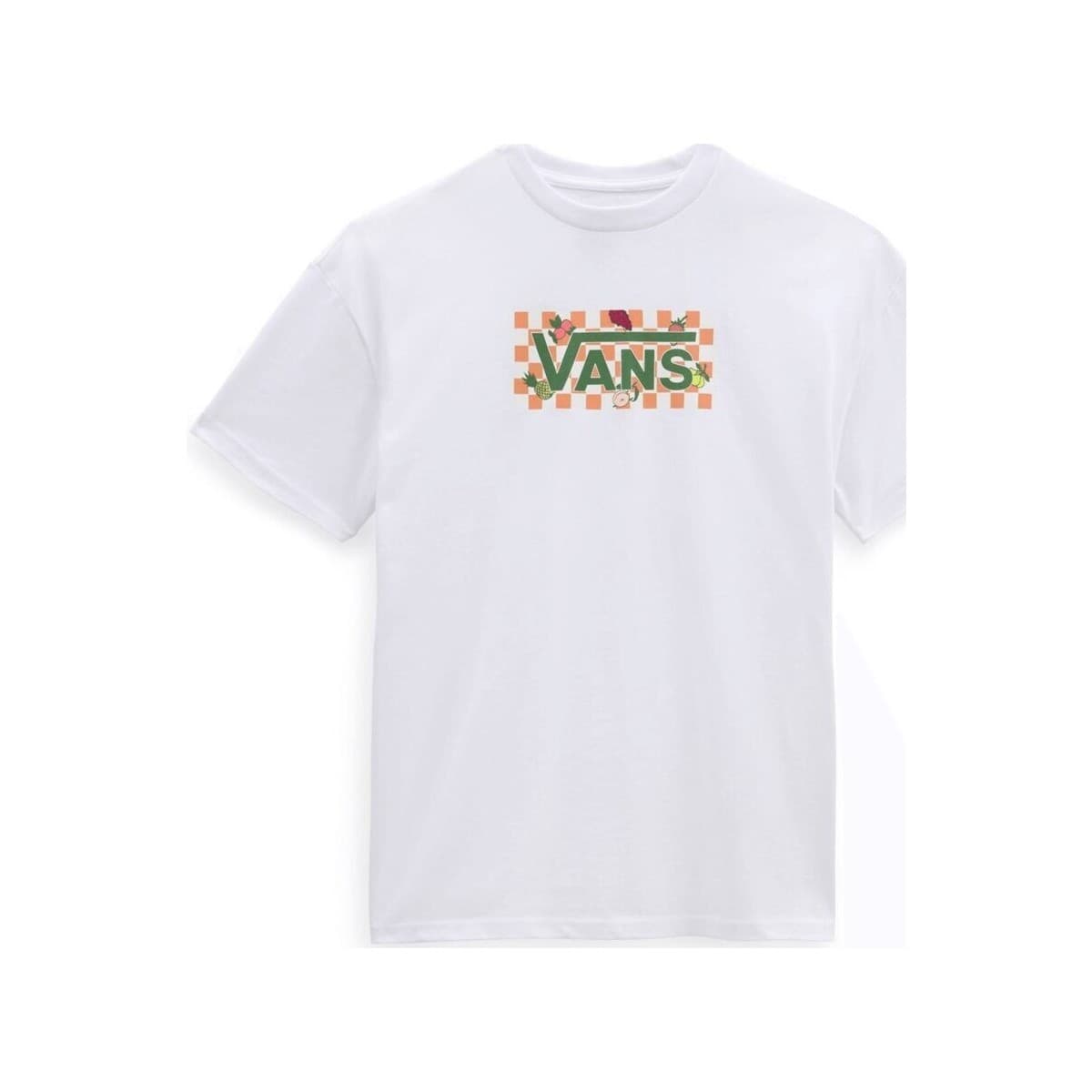 Vans Fruit Checkerboard Box Logo Bílá
