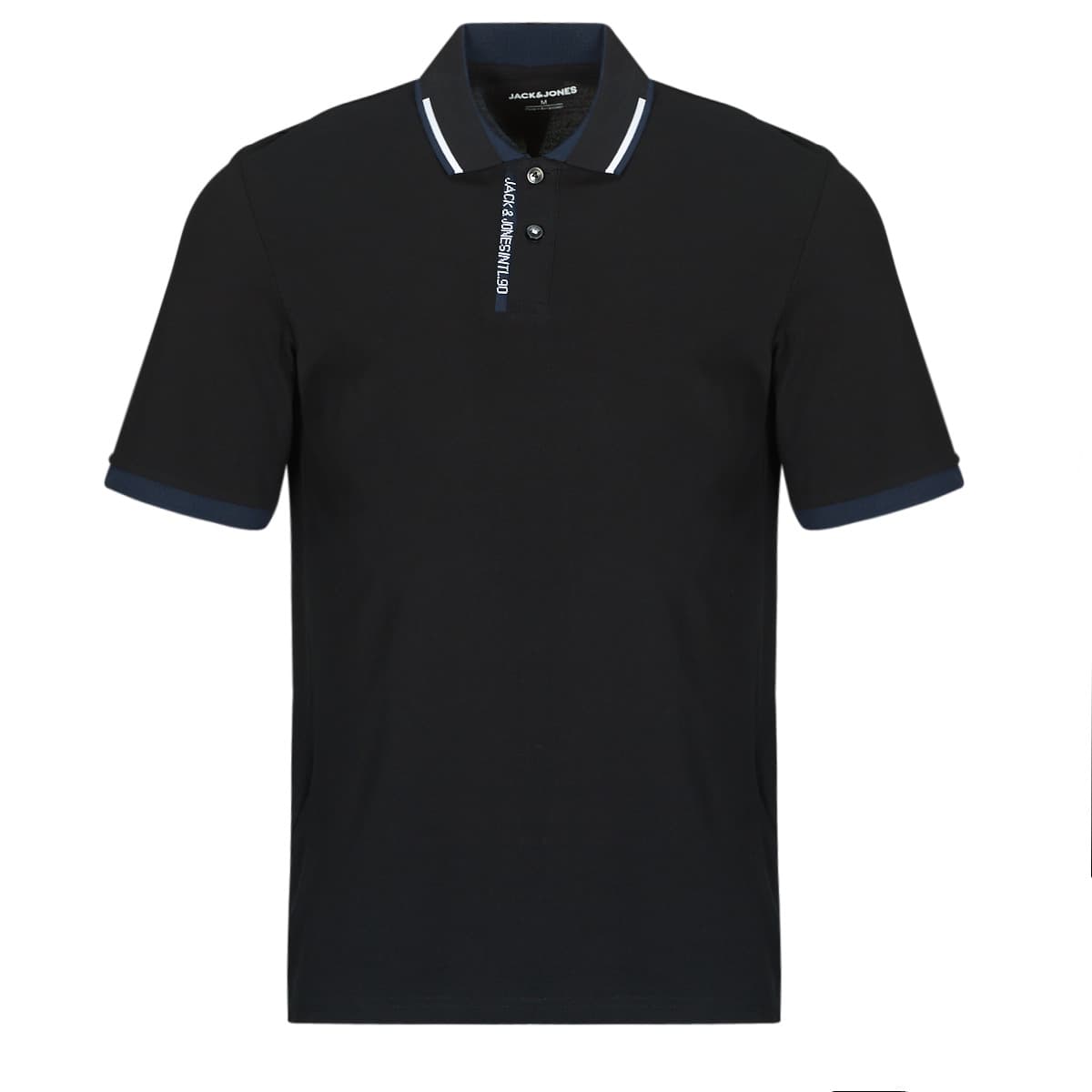 Jack & Jones JJSTEEL POLO SS Černá