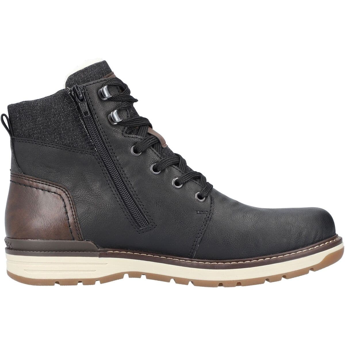 Rieker Stiefelette Černá