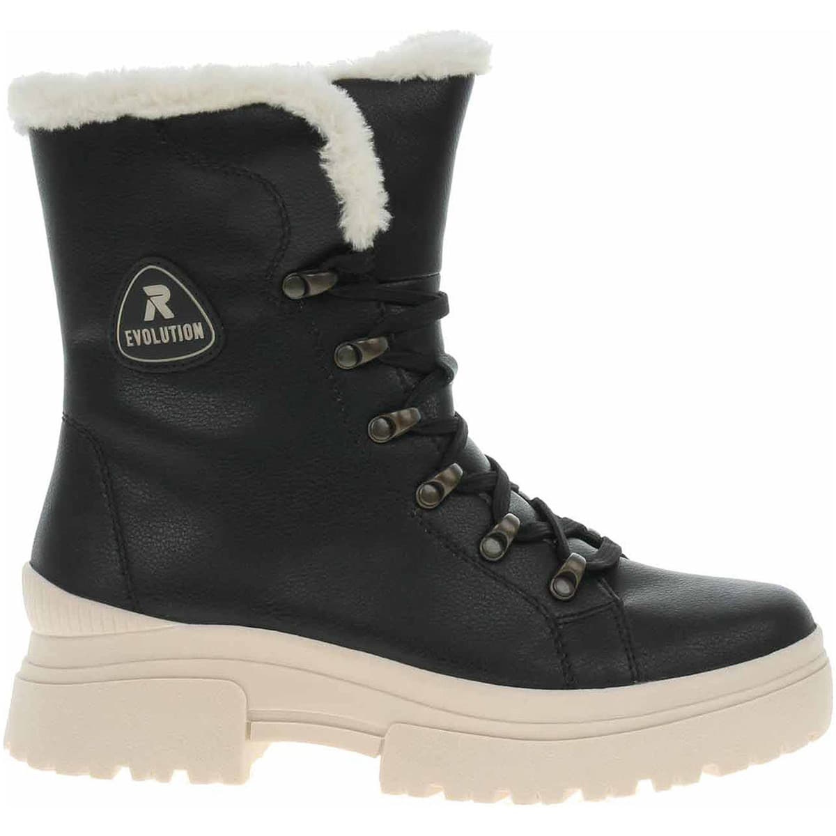 Rieker Dámská kotníková obuv W0372-00 schwarz Černá