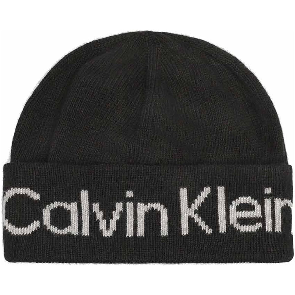 Calvin Klein Jeans dámská čepice K60K611151 BAX Ck Black Černá