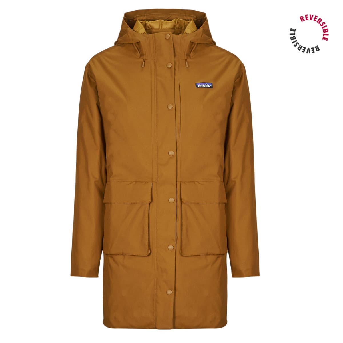 Patagonia W's Pine Bank 3-in-1 Parka Hnědá