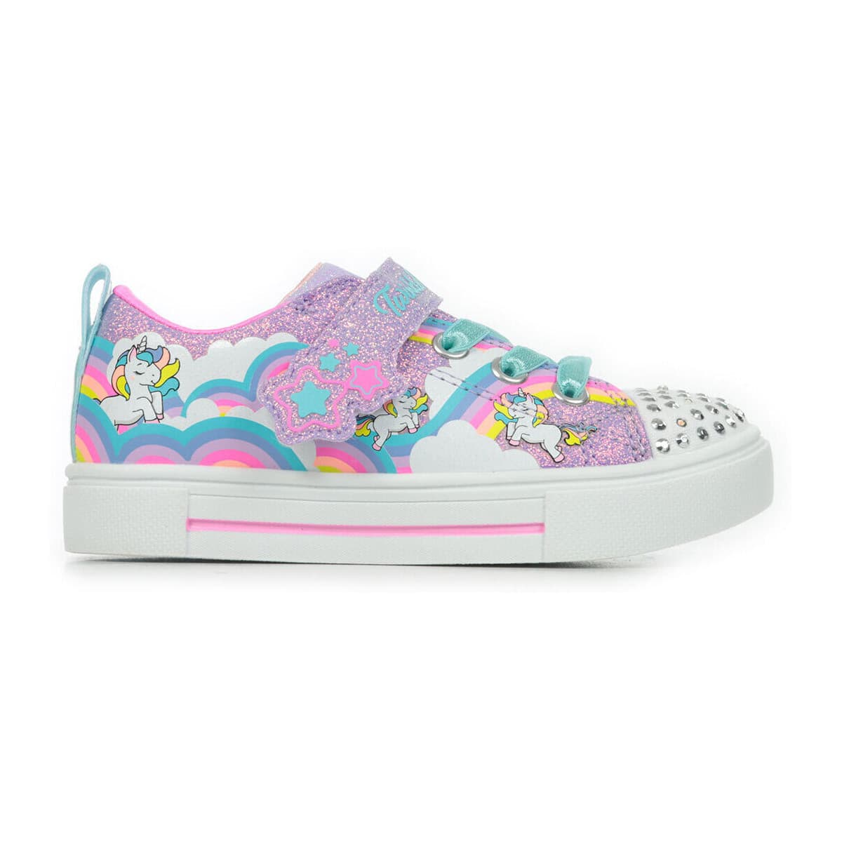 Skechers S Lights Twinkle Sparks Jumpin' Clouds Fialová