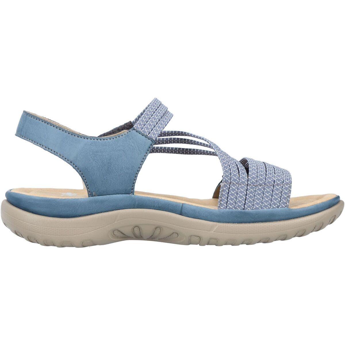 Rieker Sandalen Modrá