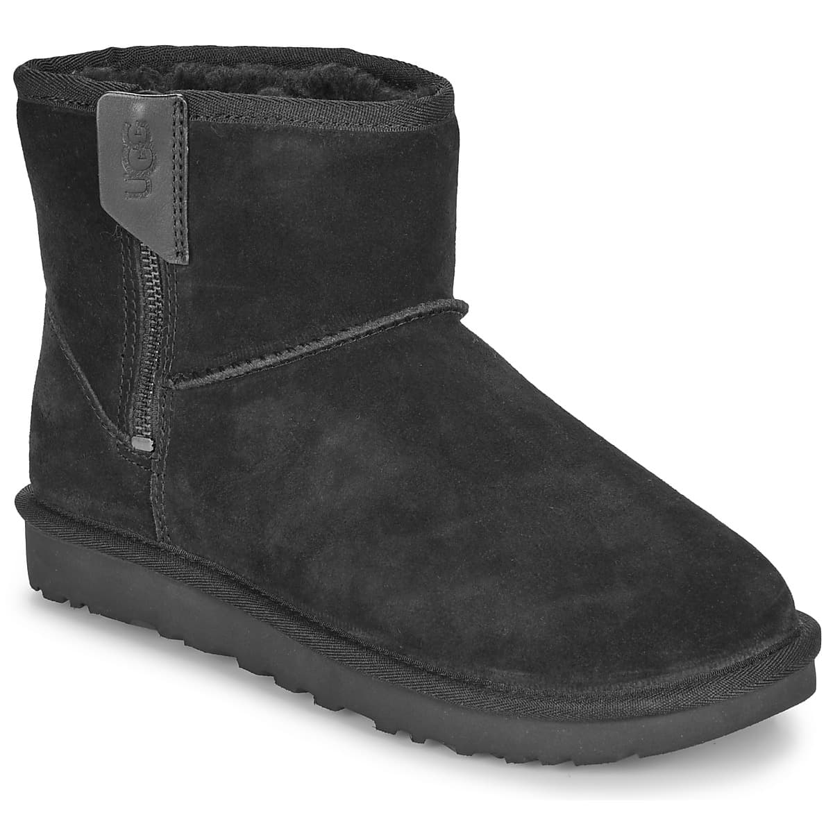 UGG CLASSIC MINI BAILEY ZIP Černá