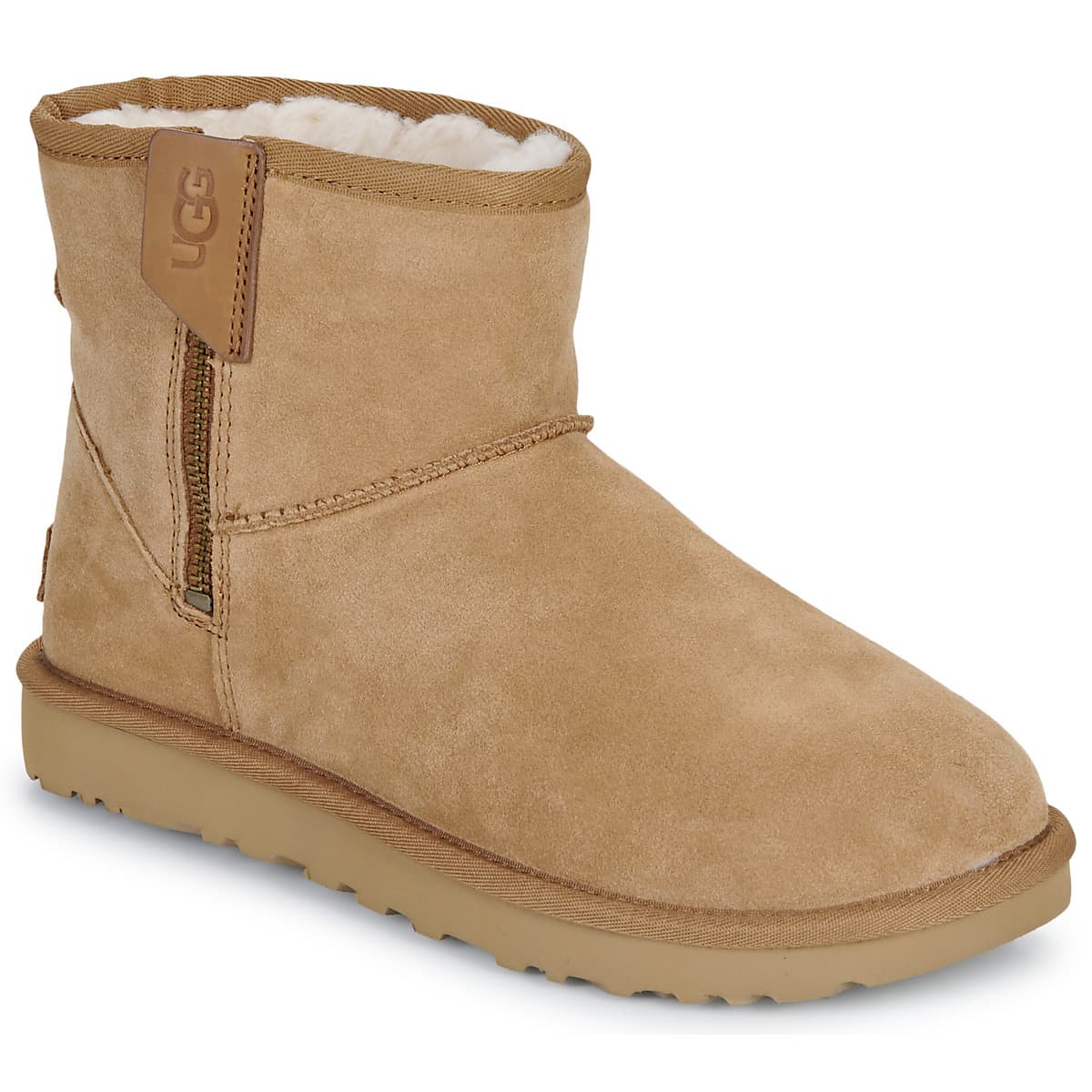 UGG CLASSIC MINI BAILEY ZIP Hnědá