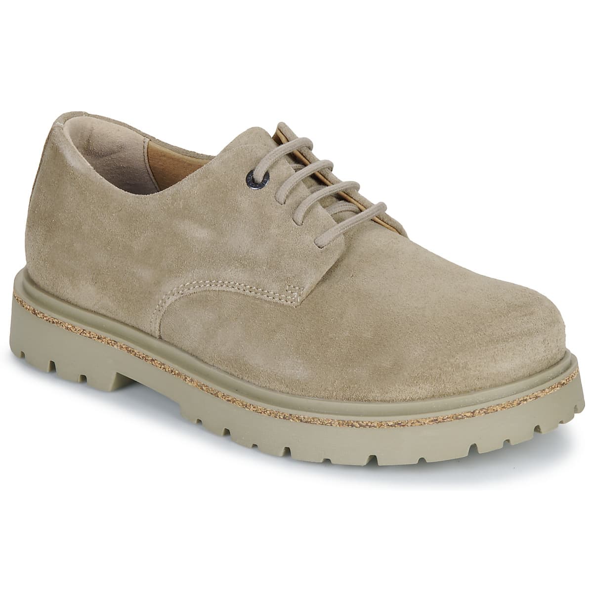 BIRKENSTOCK Highwood Lace Low LEVE Taupe Béžová