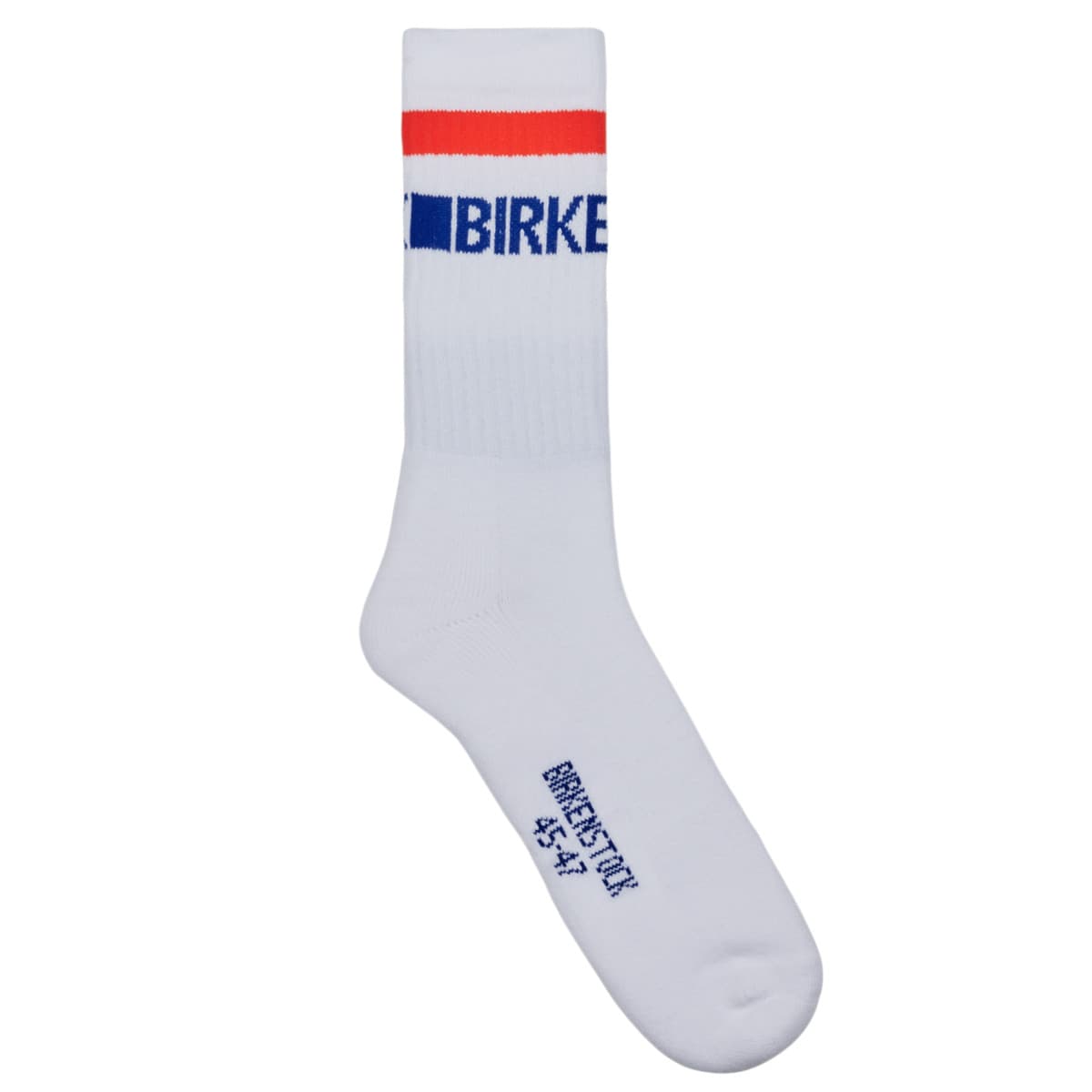 BIRKENSTOCK Cotton Crew Stripe White Bílá
