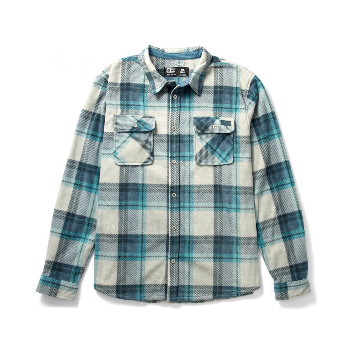 Salty Crew Swellter polar fleece shirt Šedá