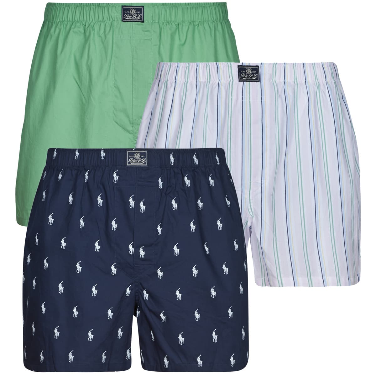 Polo Ralph Lauren OPEN BOXER 3 PACK BOXER ruznobarevne