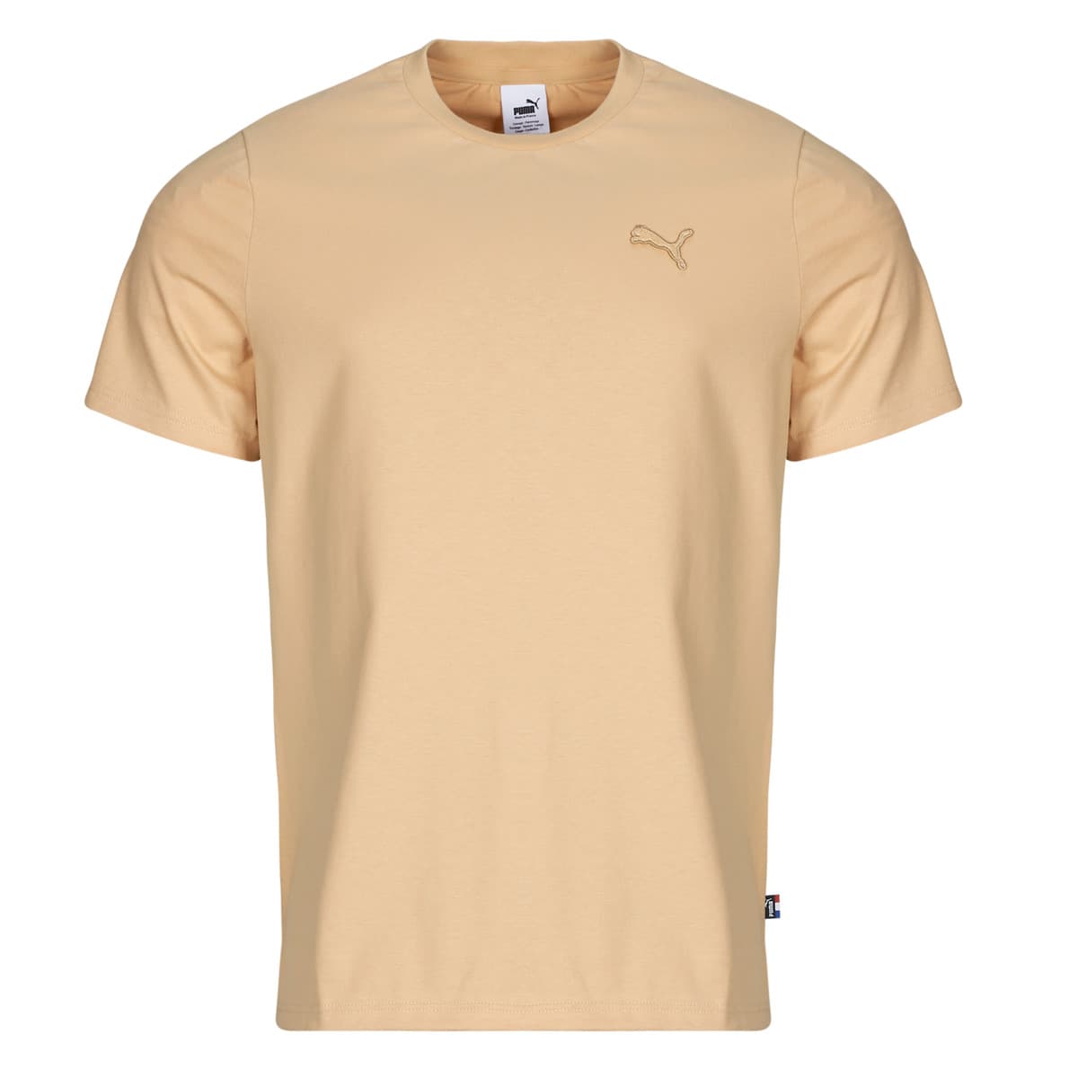 Puma TEE MIF BADGE BRODE Béžová