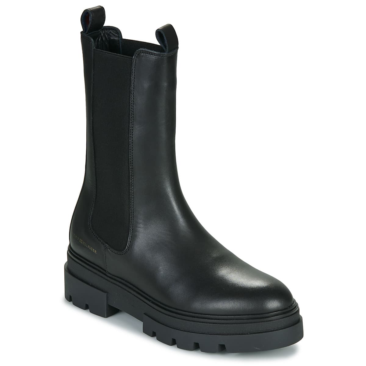 Tommy Hilfiger MONOCHROMATIC CHELSEA BOOT Černá