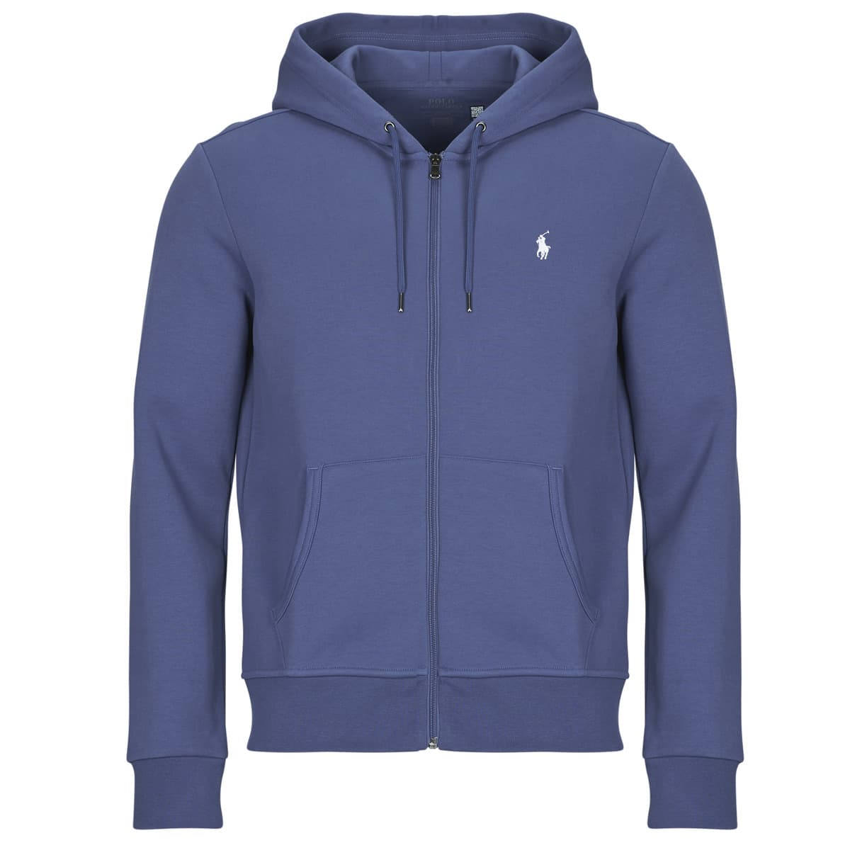 Polo Ralph Lauren SWEATSHIRT ZIPPE EN DOUBLE KNIT TECH Modrá
