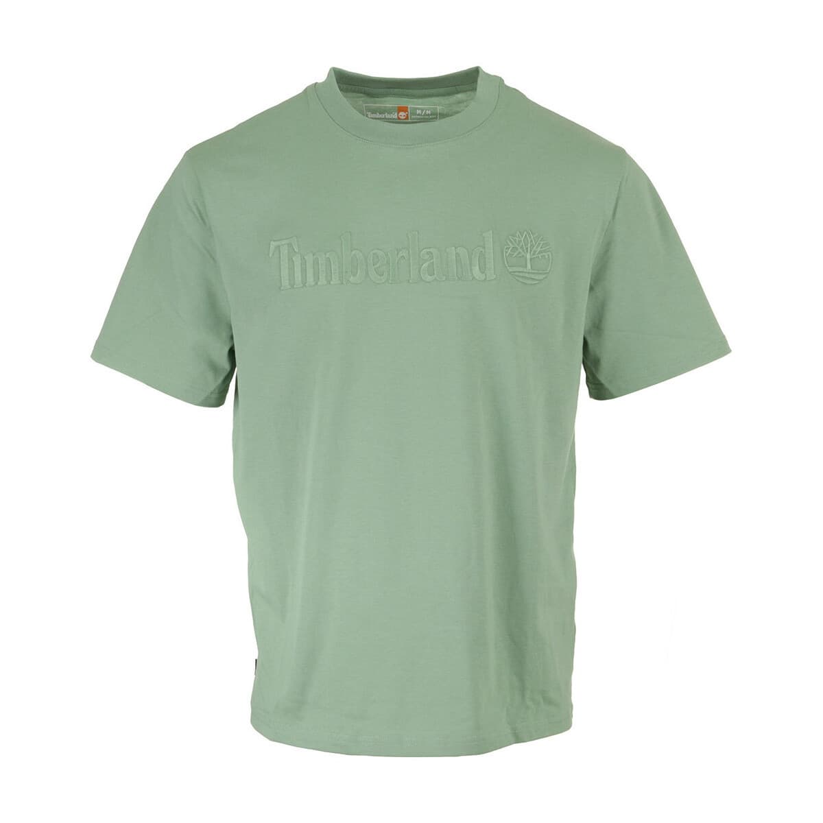 Timberland Embroidery Tonal Ss Tee Zelená