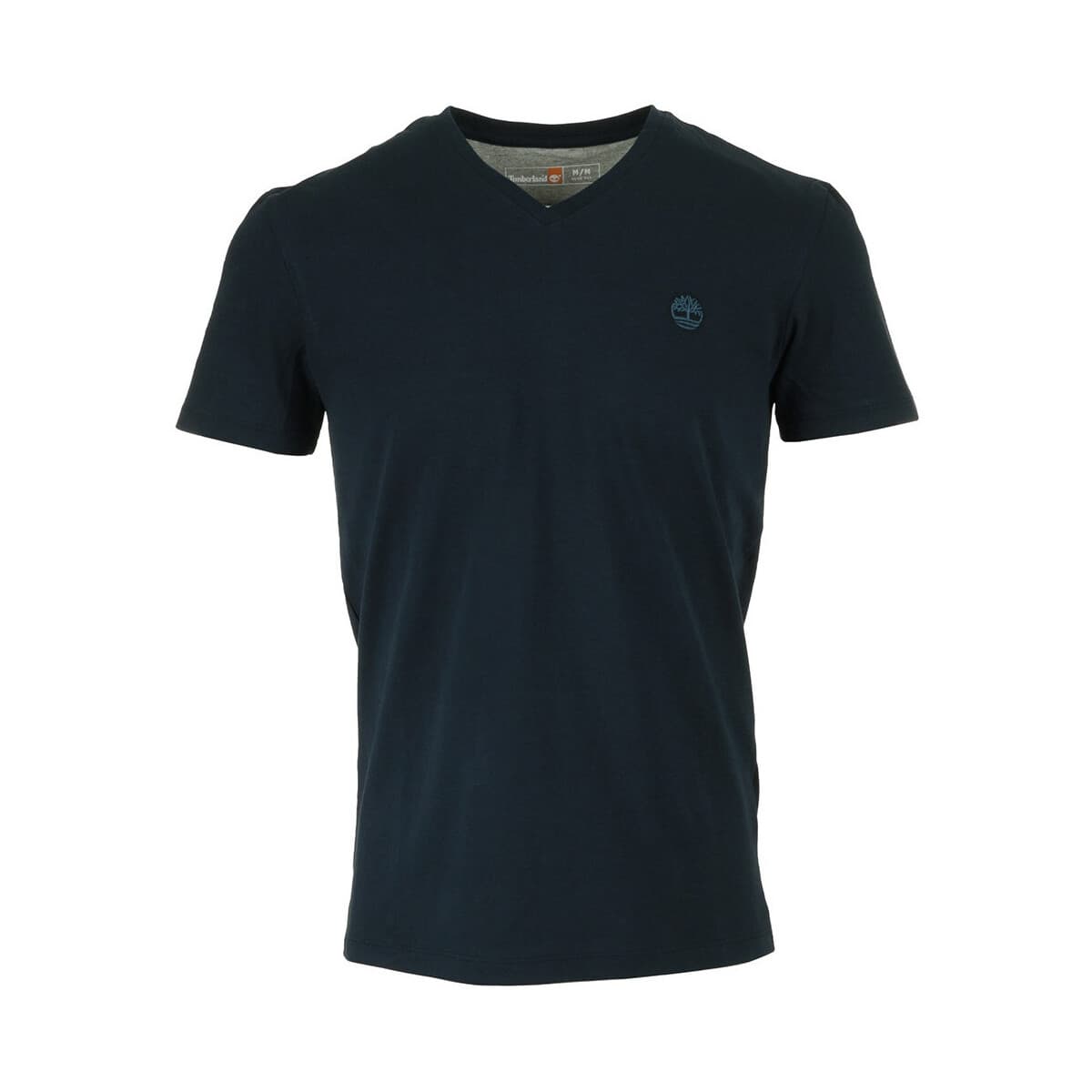 Timberland V Neck Short Sleeve Tee Modrá