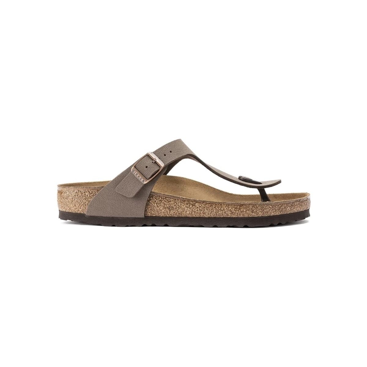 BIRKENSTOCK Gizeh Nobuck Birko-Flor Regular - Mocca Hnědá