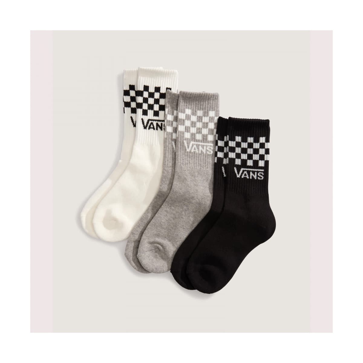 Vans Classic check crew Černá