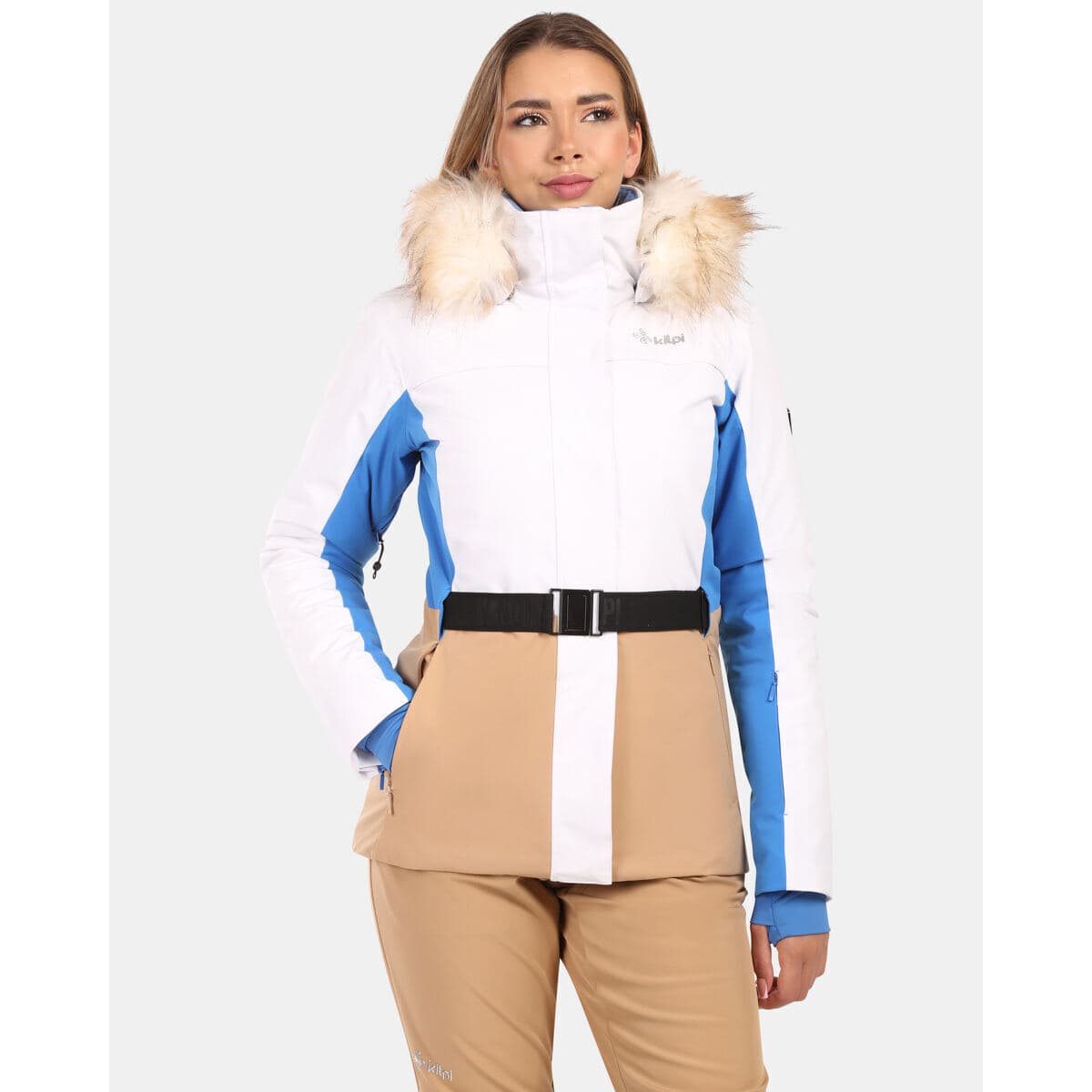 Kilpi Dámská lyžařská bunda CARRIE-W Bílá