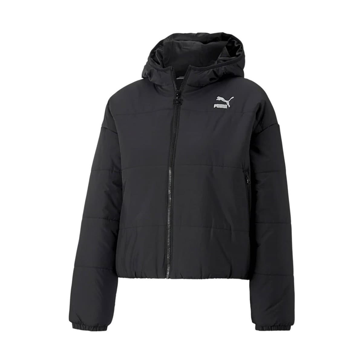 Puma Classics Hooded Padded Černá